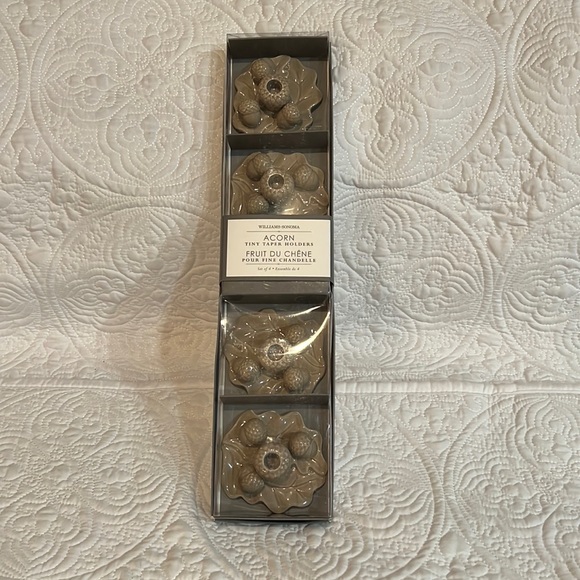 Williams Sonoma Accents Williams Sonoma Acorn Harvest Tiny Taper